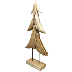 Choinka z drewna tekowego płaska 80cm